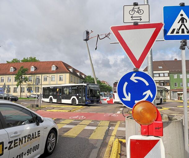 Die Tage des Provisoriums an der Sternkreuzung sind gezählt. Im Oktober soll hier mit den Arbeiten begonnen werden.