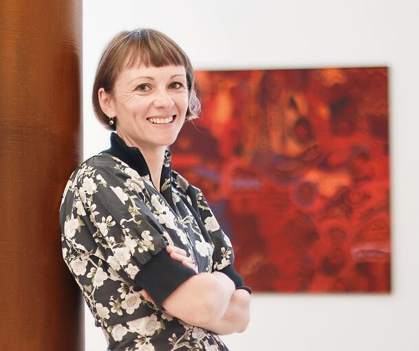„Ich habe hier große Freiheiten“, sagt die neue Leiterin der Sammlung Klein, Janna Eisenbeis.