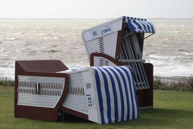 Erster Herbststurm fegt über Norderney