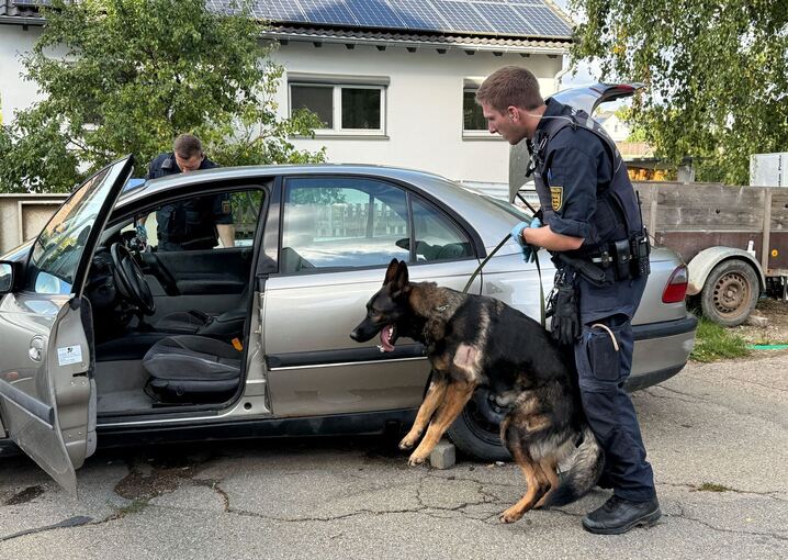 Drogenrazzia in Bernstadt bei Ulm