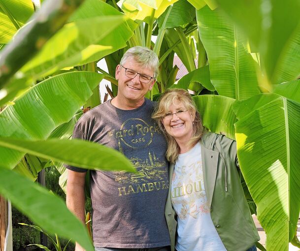 Glückliche Pflanzenbesitzer: Peter und Karen Reichert haben einen einzigartigen Garten.