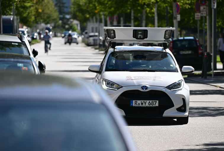 Test Scan-Auto mit dem Parksünder erfasst werden