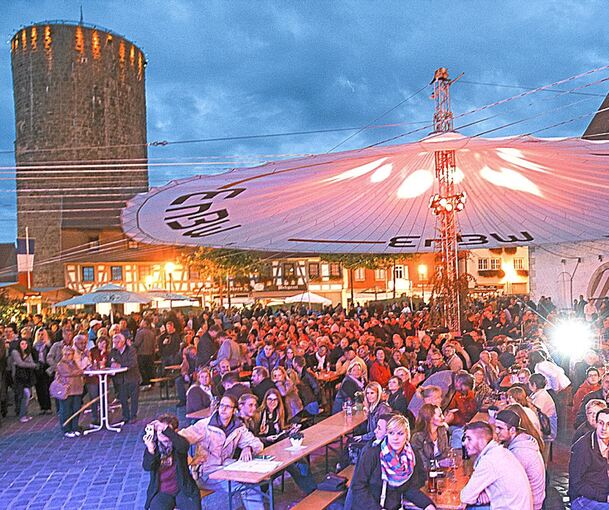Auf dem Kelterplatz ist beim Winzerfest wieder einiges los.