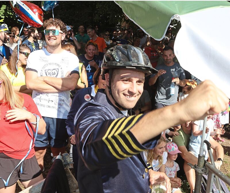 Die Stimmung war ausgelassen. Die Stimmung war ausgelassen.