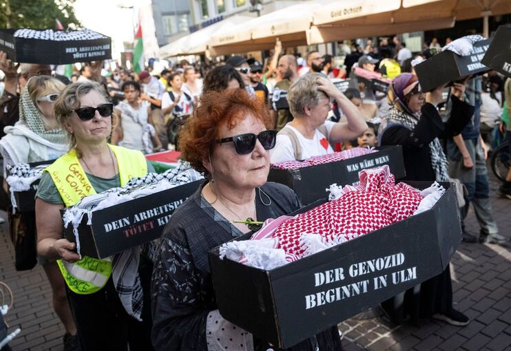 Weiter Proteste gegen israelische Rüstungsfirma in Ulm