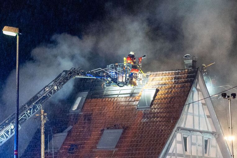 Hoher Schaden nach Brand in Bisingen