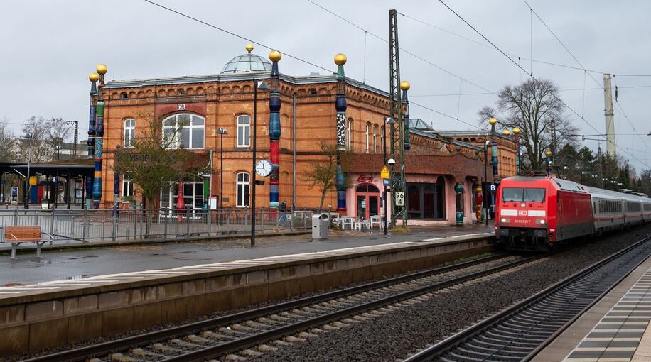 Hundertwasser-Bahnhof in Uelzen
