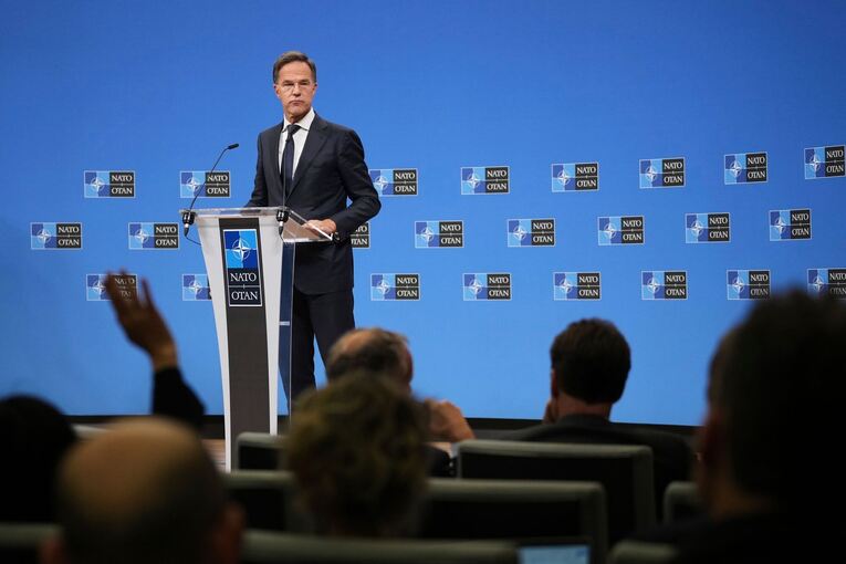 Pressekonferenz Nato-Generalsekretär Rutte