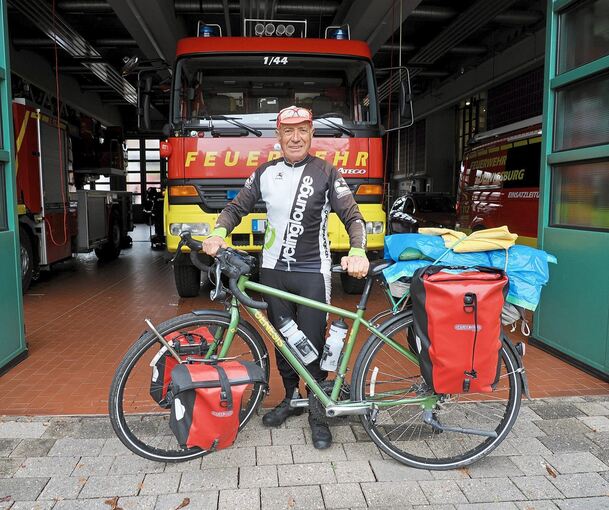 Armando Basile hat mit dem Fahrrad schon sieben Mal sie Erde umrundet.