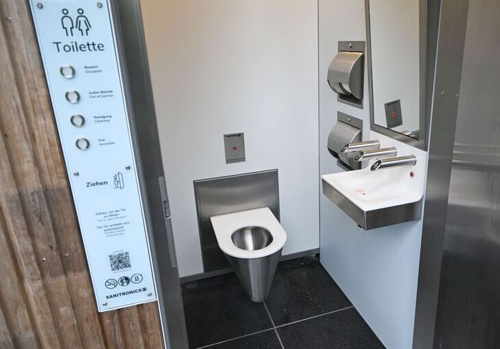 Toilettenhaus kostet 600.000 Euro