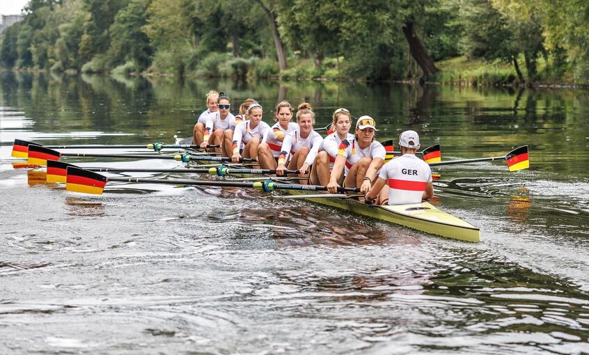 Rudern: Medientag des deutschen Frauenteams vor WM