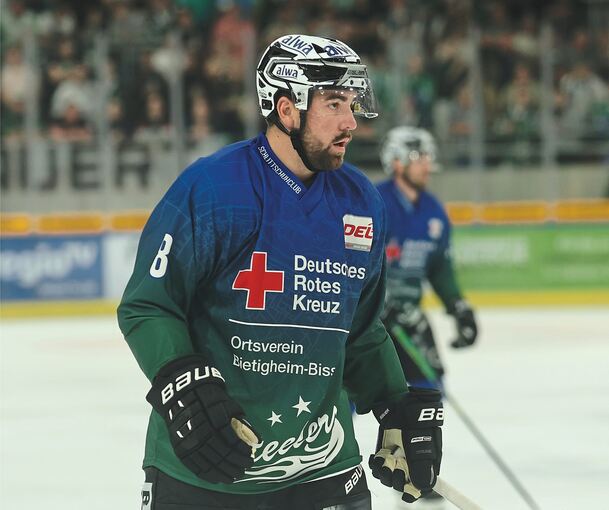 Torhungrig in Kaufbeuren: Steelers-Angreifer Jack Dugan.