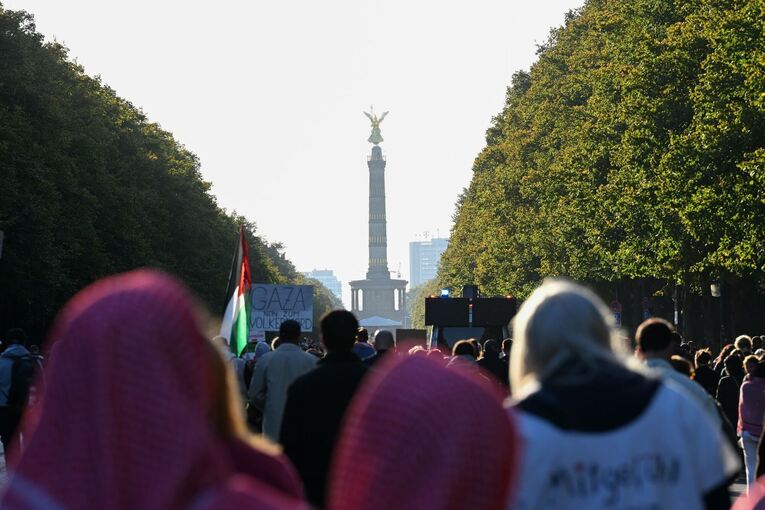Demonstration für Gaza in Berlin