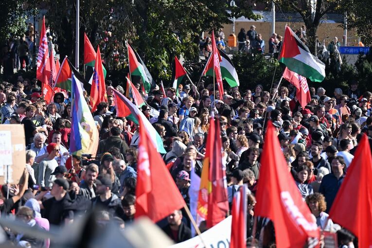 Demonstration für Gaza in Berlin