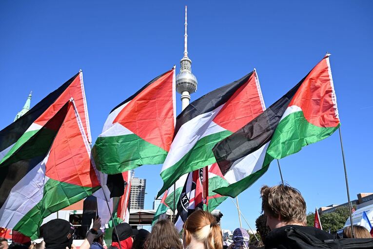 Demonstration für Gaza in Berlin