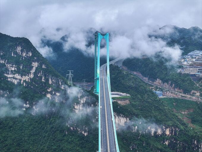 Huajiang Grand Canyon Bridge in China