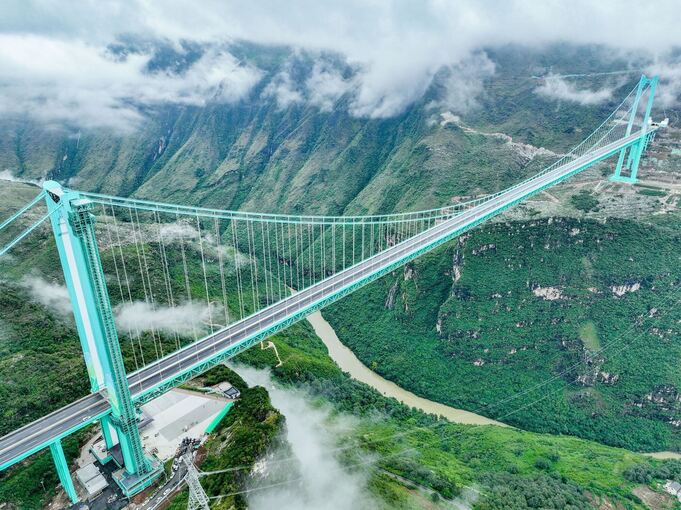 Huajiang Grand Canyon Bridge in China