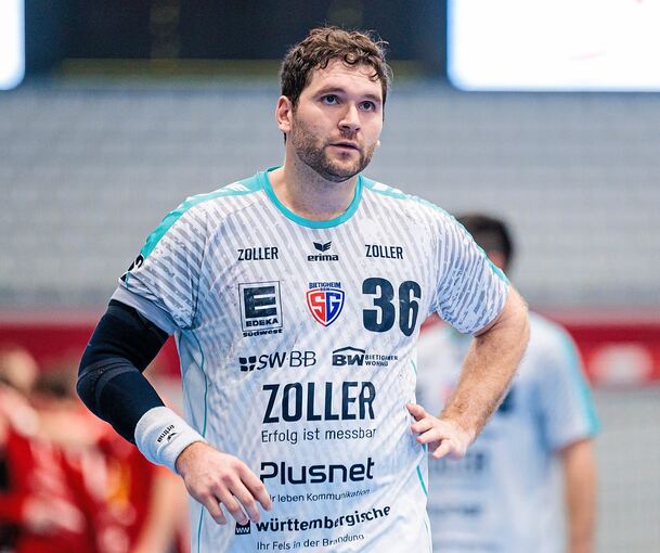 Vier Treffer in Nordhorn: SG-Kreisläufer Jonathan Fischer.