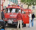 Alte Feuerwehrfahrzeuge sidn immer interessant.