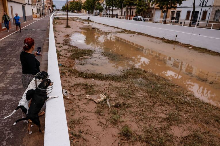 Hochwasser nach Starkregen in Spanien Hochwasser nach Starkregen in Spanien