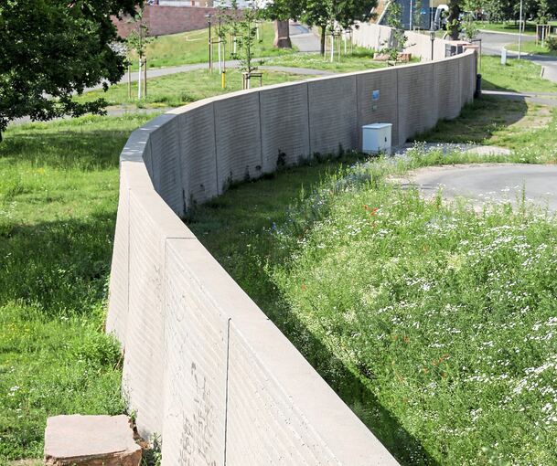 Ähnlich wie diese Konstruktion im sächsischen Grimma hätte der Schutzwall aus Beton in Hessigheim aussehen können.