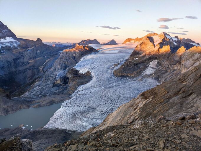 Gletscher Claridenfirn