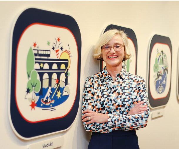 Vielseitige Ansichten einer Stadt: Doris Graf hat bei der Sichtung von 855 Zeichnungen und deren grafischer Umsetzung und Verdichtung ganze Arbeit geleistet.