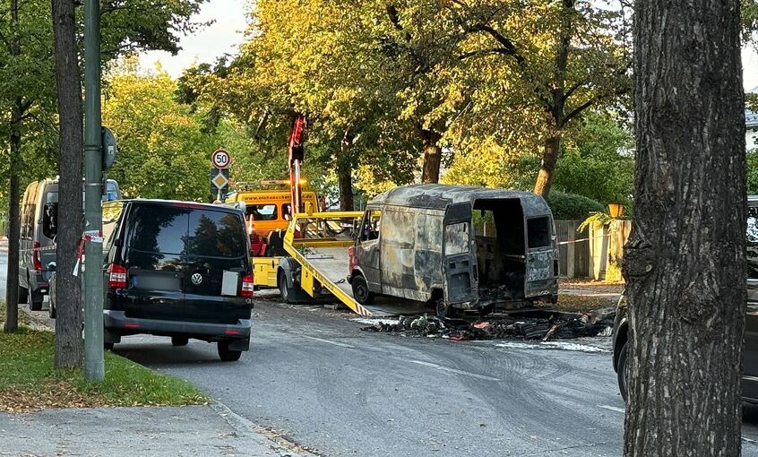 Brand in München - Großeinsatz von Polizei und Feuerwehr