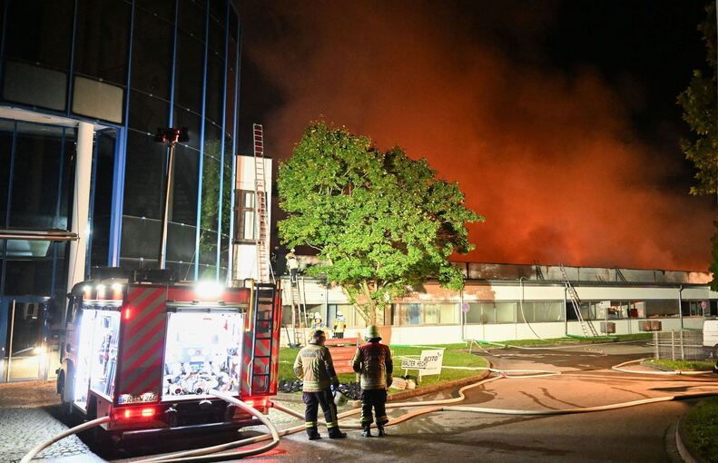 Brand in Freiburger Industriegebiet