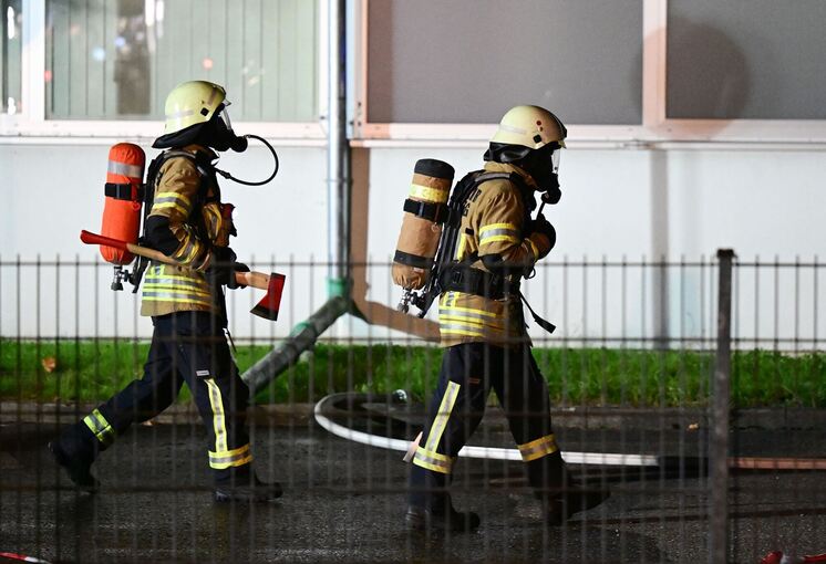 Brand in Freiburger Industriegebiet