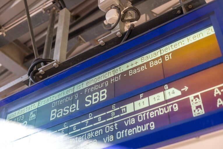 Schienenersatzverkehr auf der Rheintalbahn