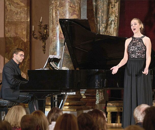 Unterhaltsam und sängerisch hochklassig: Der Opernabend im Ordenssaal.