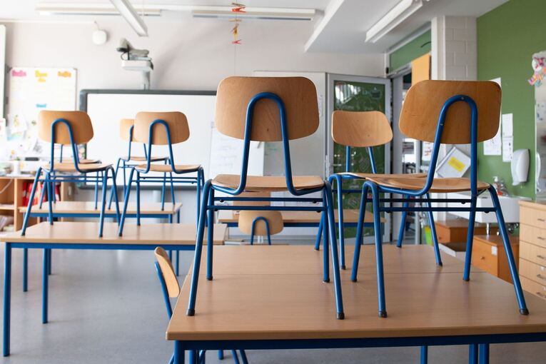 Leeres Klassenzimmer