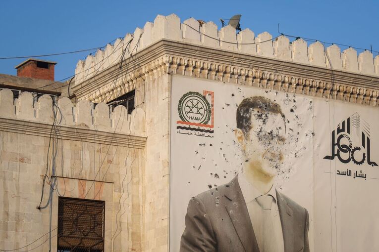 Bild des früheren syrischen Präsidenten Baschar al-Assad Bild des früheren syrischen Präsidenten Baschar al-Assad