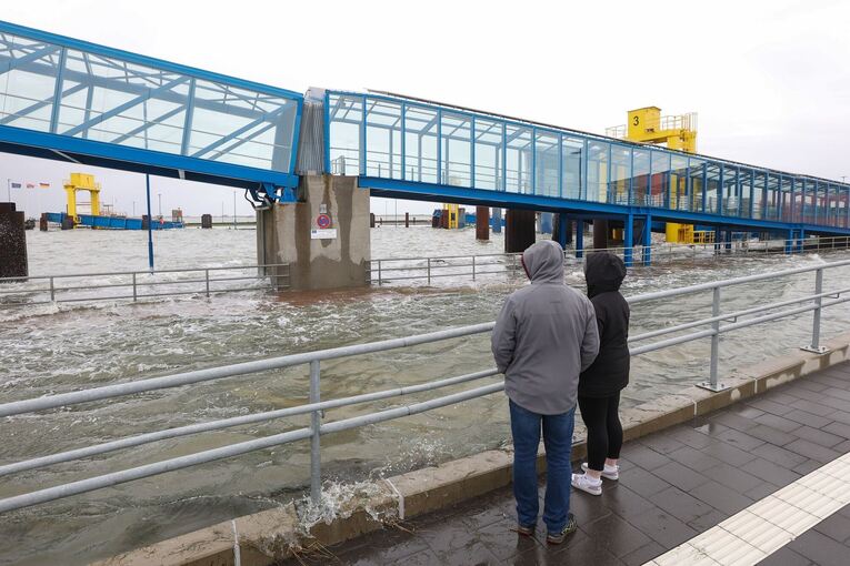 Sturmflut an der Nordsee
