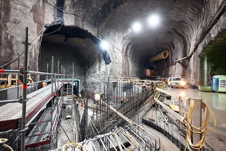 Baustellenbesichtigung vom Pumpspeicherkraftwerk Forbach