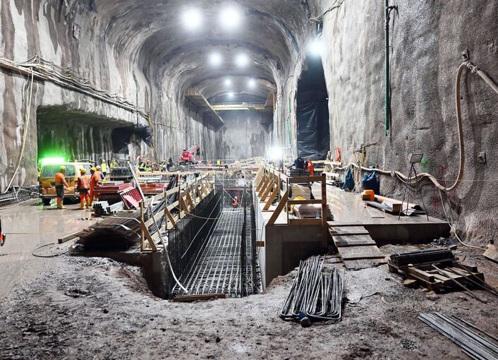 Baustellenbesichtigung vom Pumpspeicherkraftwerk Forbach