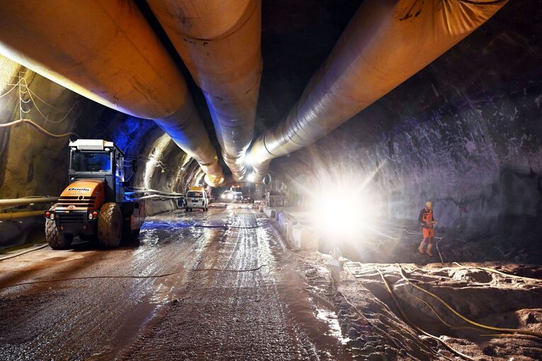 Baustellenbesichtigung vom Pumpspeicherkraftwerk Forbach