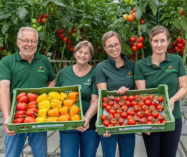 Fest in Familienhand (von links): Gerhard, Sigrid, Olivia und Nicole Kiemle.