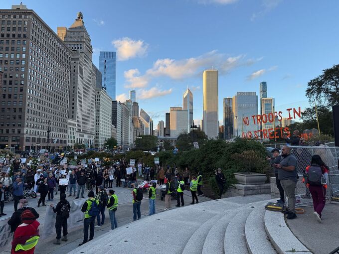 Demonstration in Chicago Demonstration in Chicago