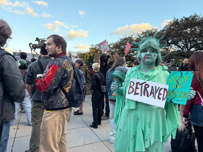 Demonstration in Chicago Demonstration in Chicago
