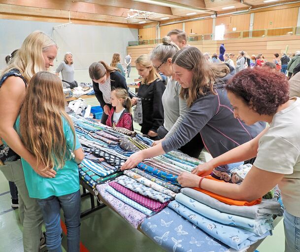 Ob Farben oder Designs: Die Vielfalt an Stoffen ist riesig.