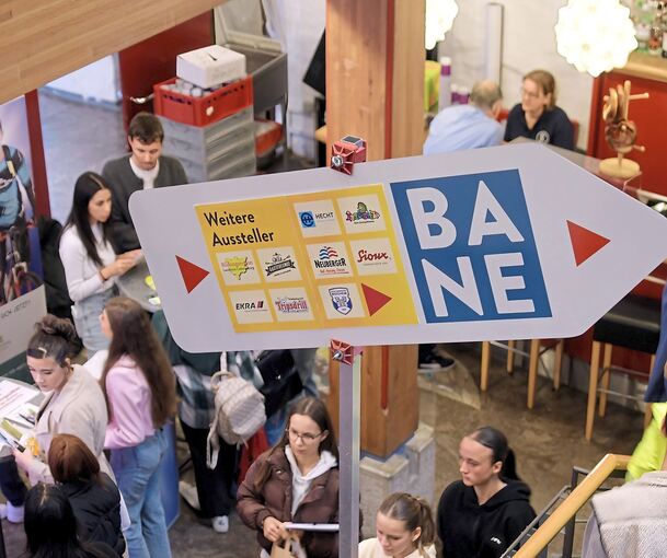 Wohin führt mein beruflicher Weg? Die Berufsausbildungsmesse BANE zeigt jungen Leuten, welche Möglichkeiten es hier in der Gegend gibt.