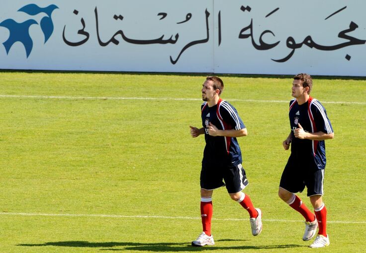 Franck Ribéry und Andreas Görlitz