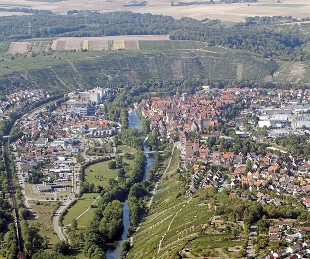Blick aus der Vogelperspektive: Das Stadtentwicklungskonzept soll ein umfassendes Leitbild für die Zukunft Besigheims sein.