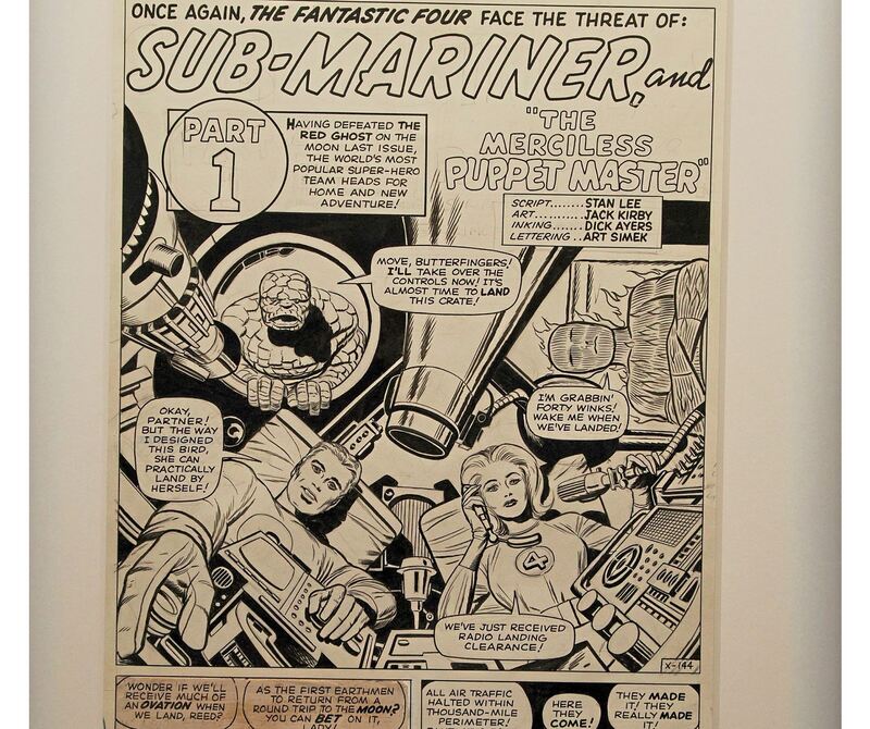 Auszug aus dem Comic vom „Submariner“. Auszug aus dem Comic vom „Submariner“.