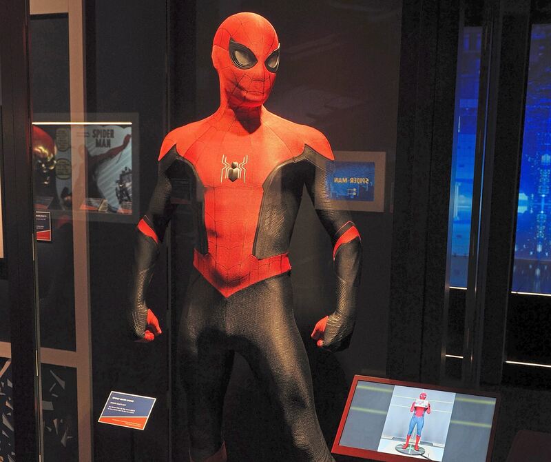 Auch das Kostüm von Tom Hollands Spiderman ist mit von der Partie. Auch das Kostüm von Tom Hollands Spiderman ist mit von der Partie.