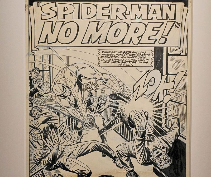 Eine Skizze von einem „The Amazing Spiderman“ Cover. Eine Skizze von einem „The Amazing Spiderman“ Cover.