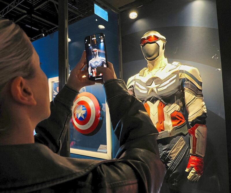 Die Ausstellung zeigt Figuren, Looks und Geschichten des Marvel-Universums.
