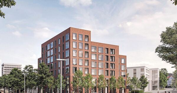 Wohnen und Gewerbe: So sehen die Architekten das neue Eingangstor zur Stadt an der Schwieberdinger Straße.